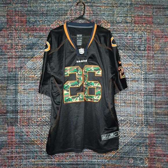 Nike mens Chicago Bears Tim Jennings OnField sewn camo NFL jersey 52 EUC - Picture 1 of 11